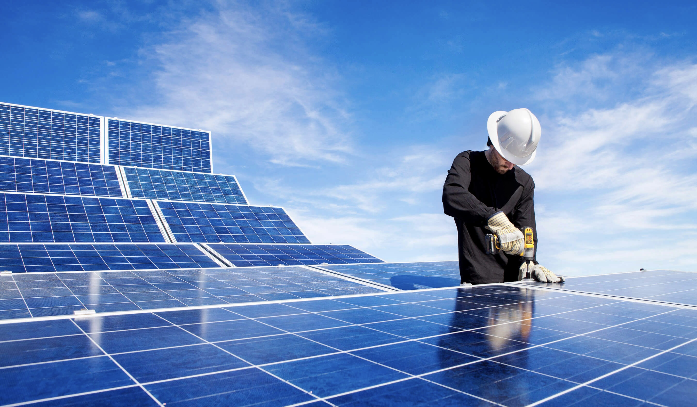 Solar Panel Worker
